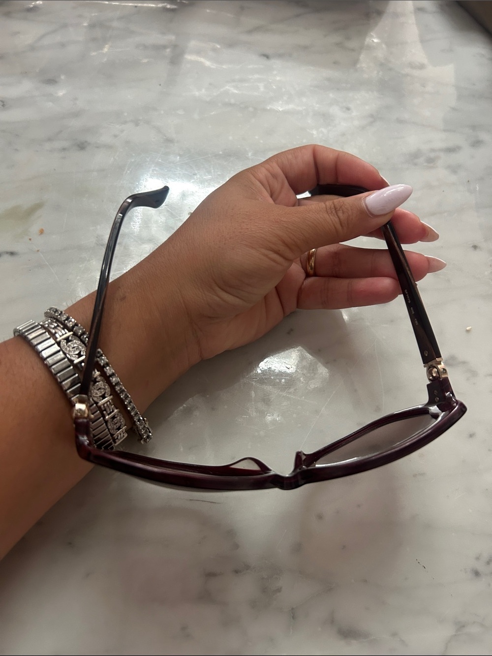 Salvatore Ferragamo Women's Burgundy and Brown Gradient Oversized Sunglasses - Picture 13 of 16